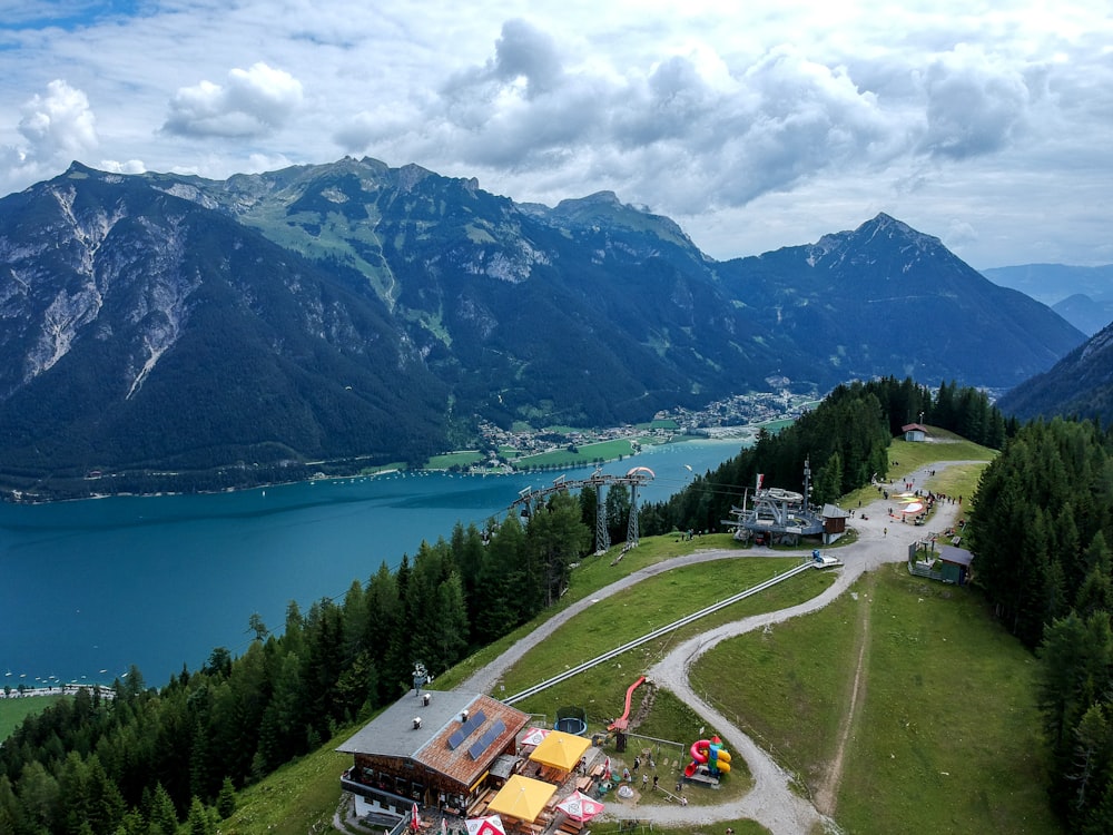 aerial view of green trees and mountains during daytime