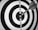 black and white round analog clock