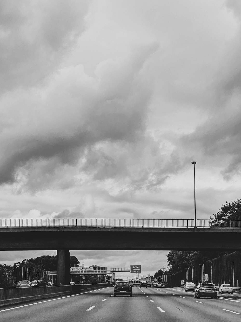 grayscale photo of bridge over river