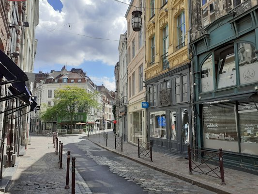 A street in the old town — Lille, France