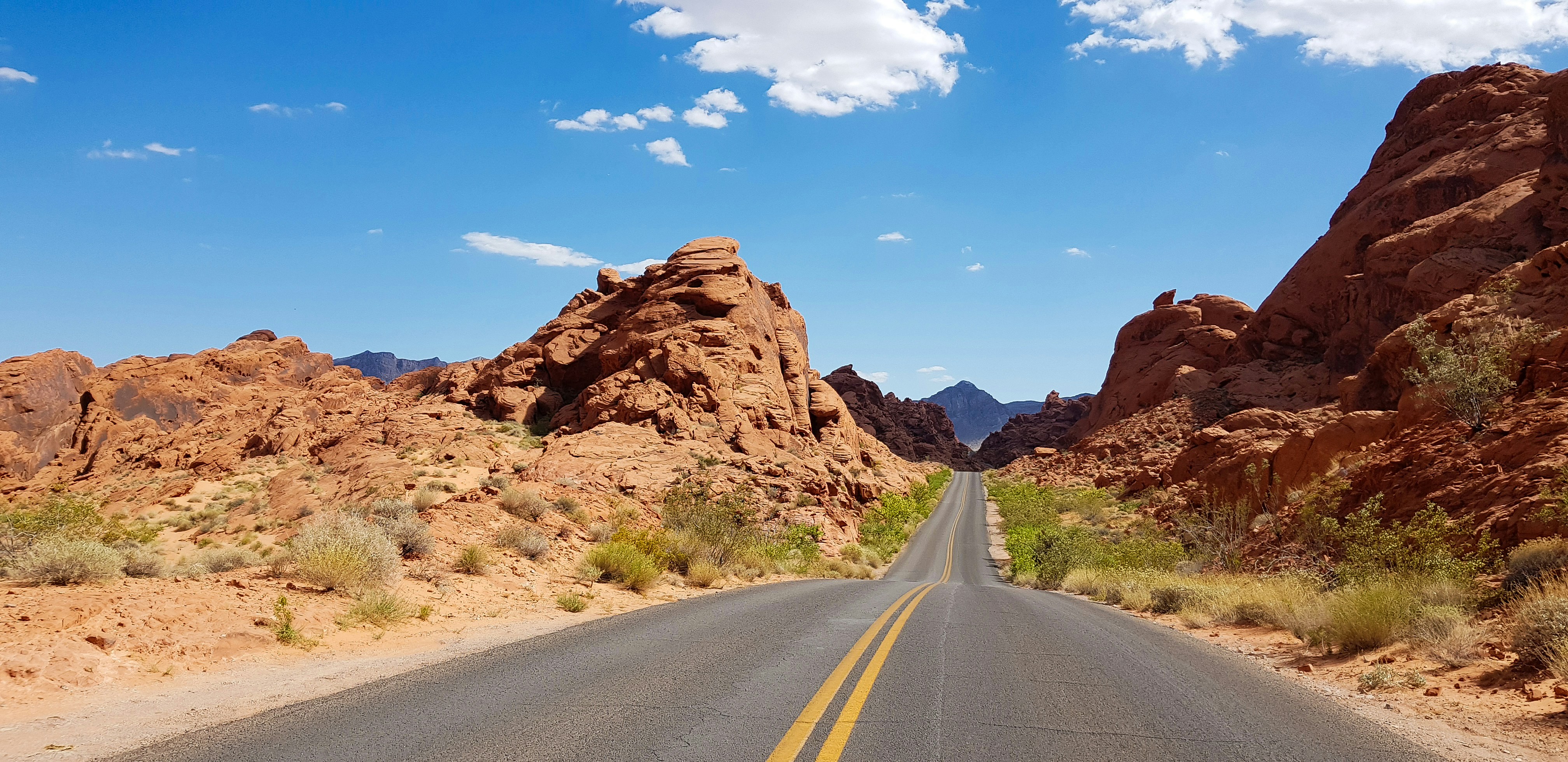 Road in the Valley of Fire, Nevada, USA