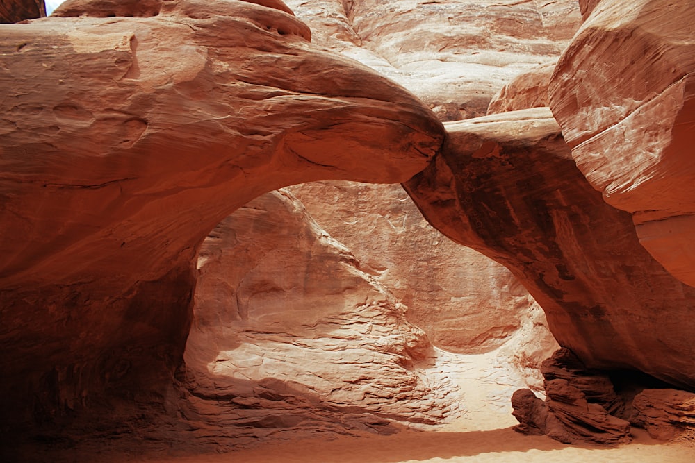 brown rock formation during daytime