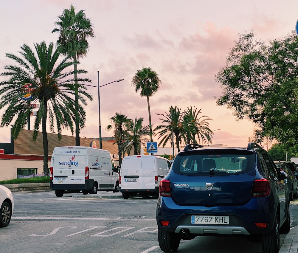 blue honda car on road during daytime