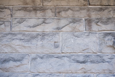 Rough granite blocks ready for export in warehouse