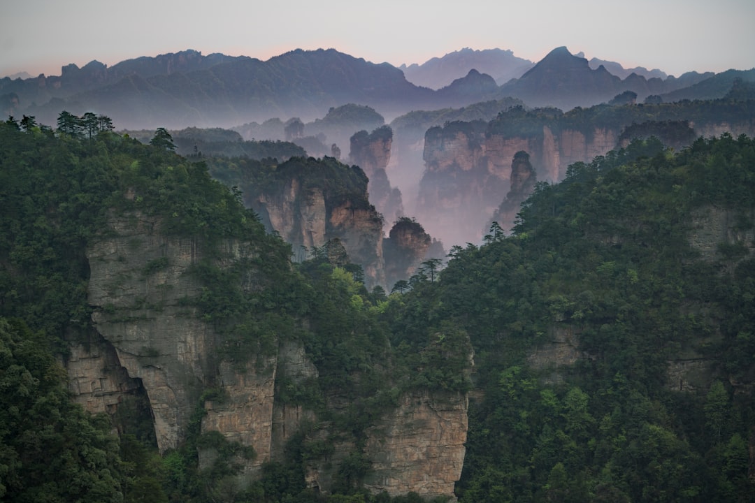 photo of Zhangjiajie Hill station near Tianmen Mountain