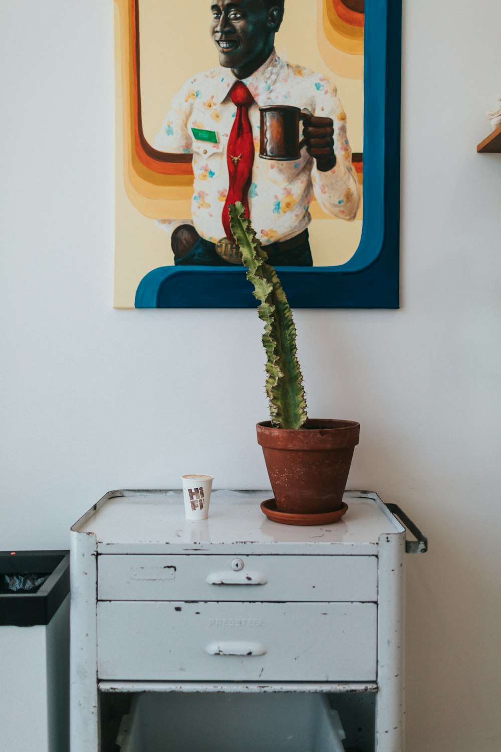 green plant on brown clay pot