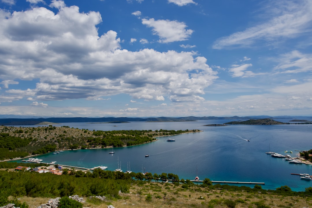 photo of Otok Žut Reservoir near Church of St. Donatus