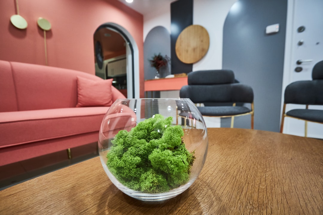 green kush in clear glass bowl