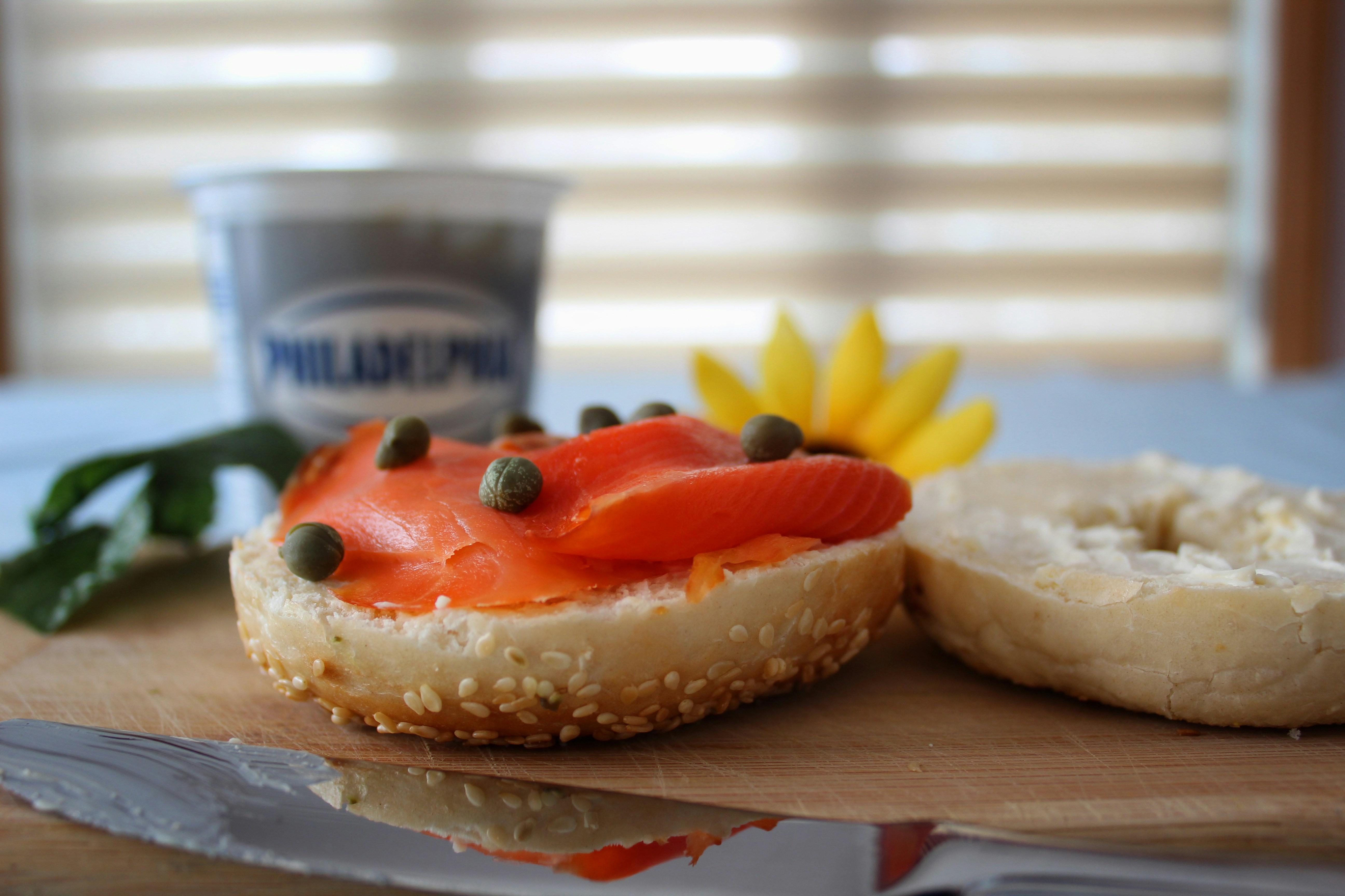 brown bread with strawberry on top