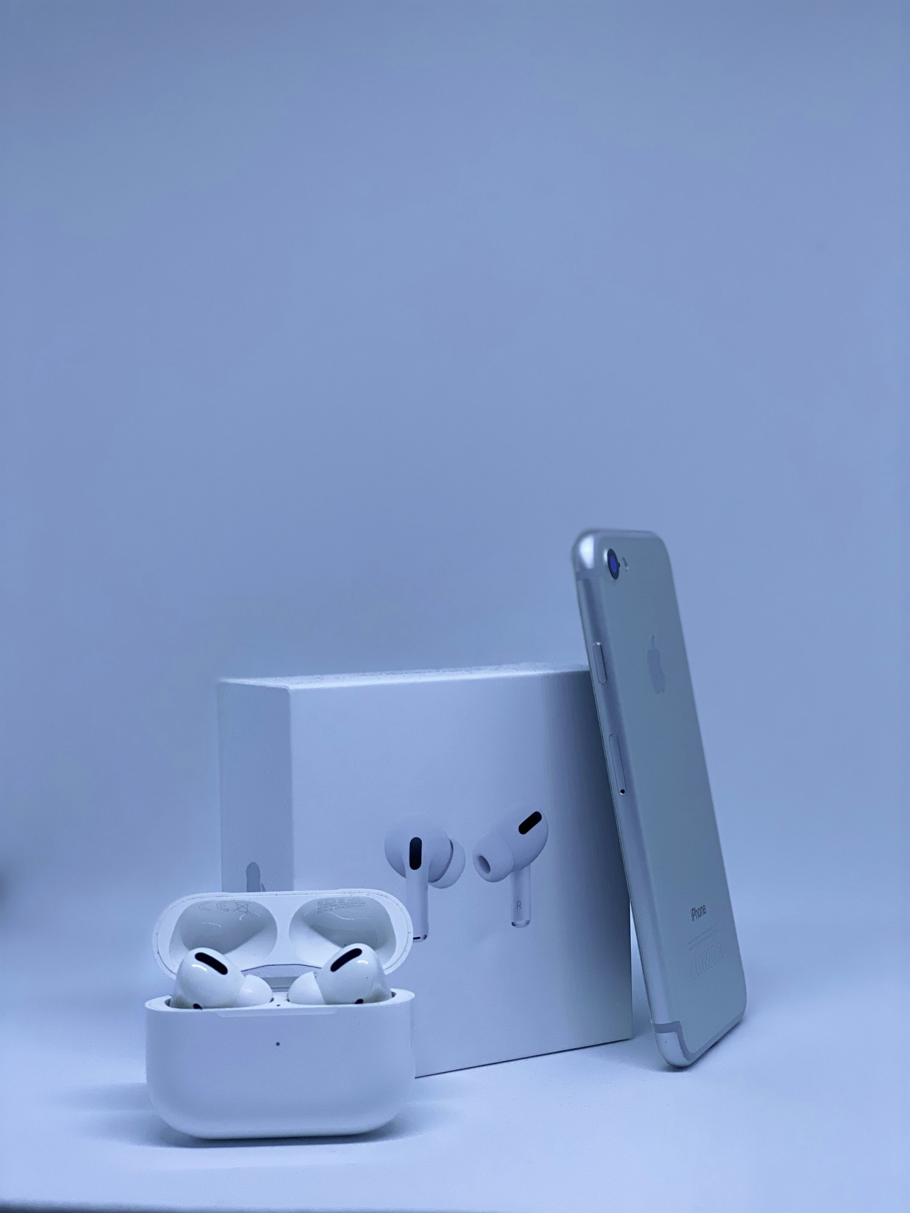 AI concept with futuristic gadgets