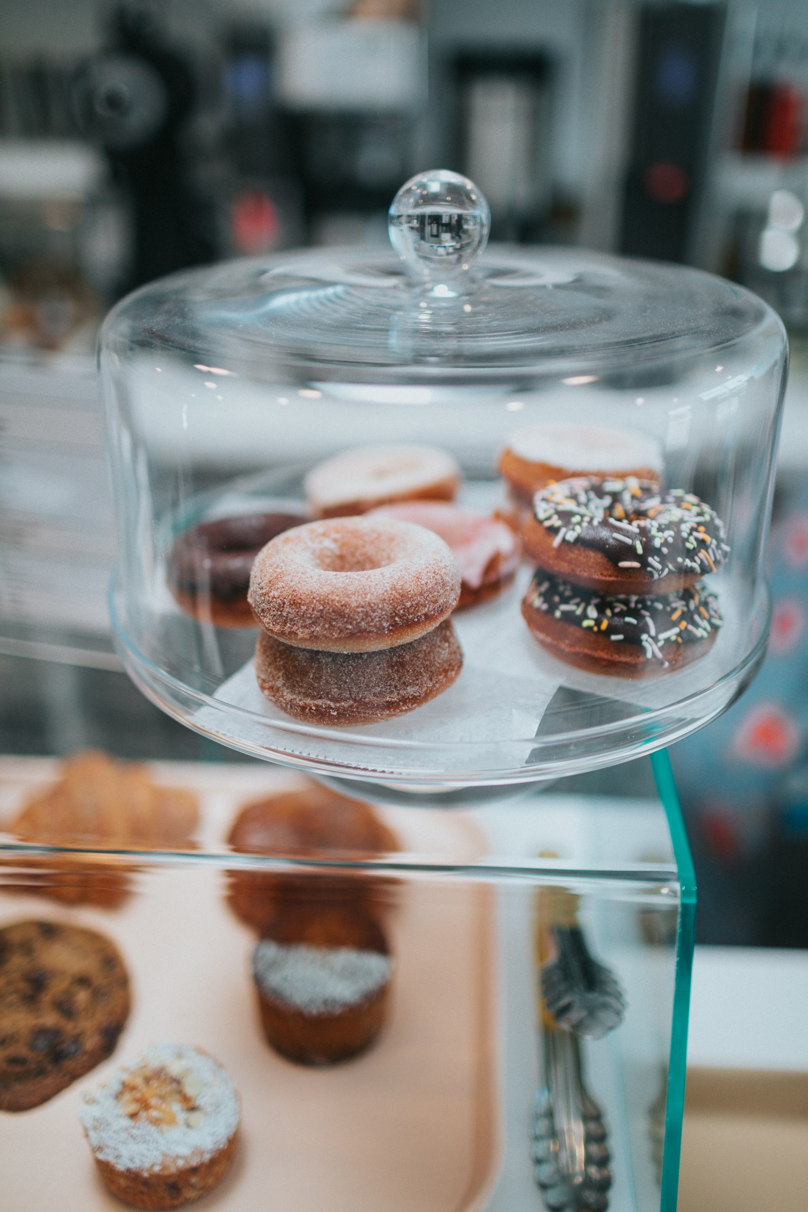 Canon EOS 5D Mark IV + Canon EF 35mm F1.4L USM sample photo. Brown and white donuts photography