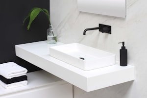 Lavabo de concreto