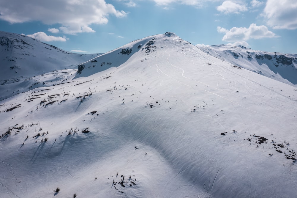 snow covered mountain under blue sky during daytime