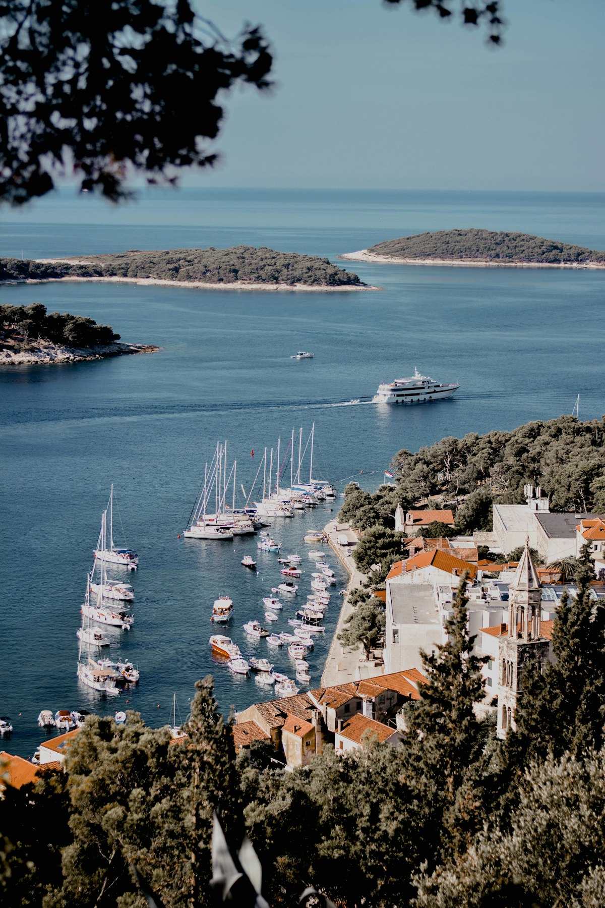 Spring view over Stari Grad Plain on Hvar