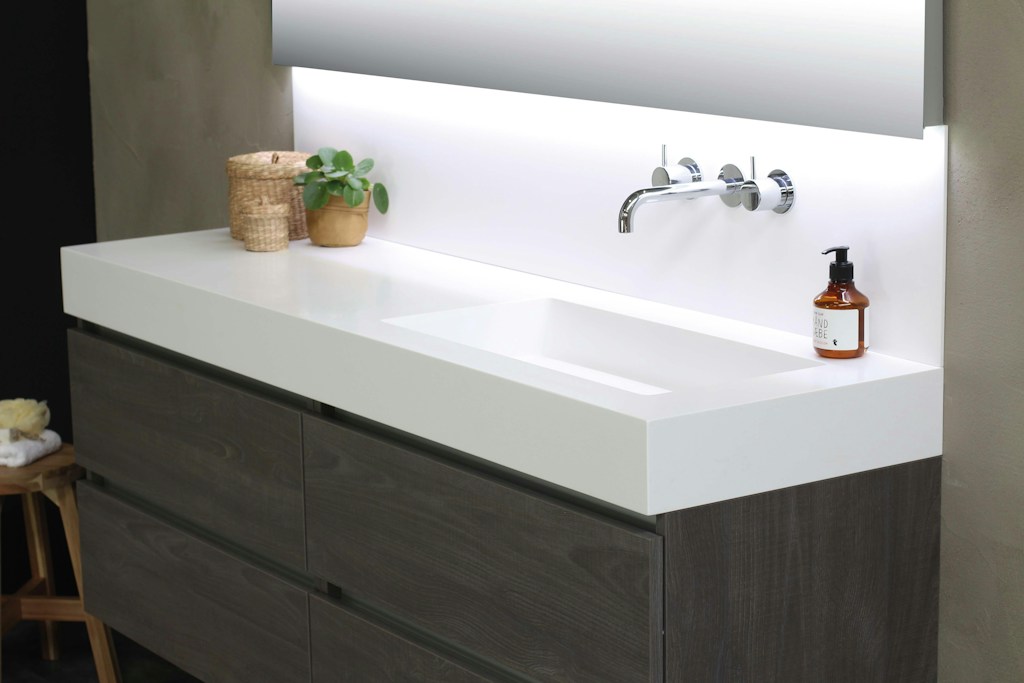 Modern Wood Vanity