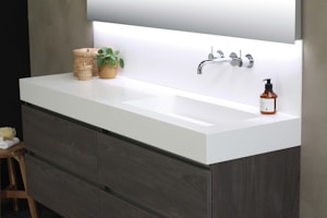 Modern Wood Vanity