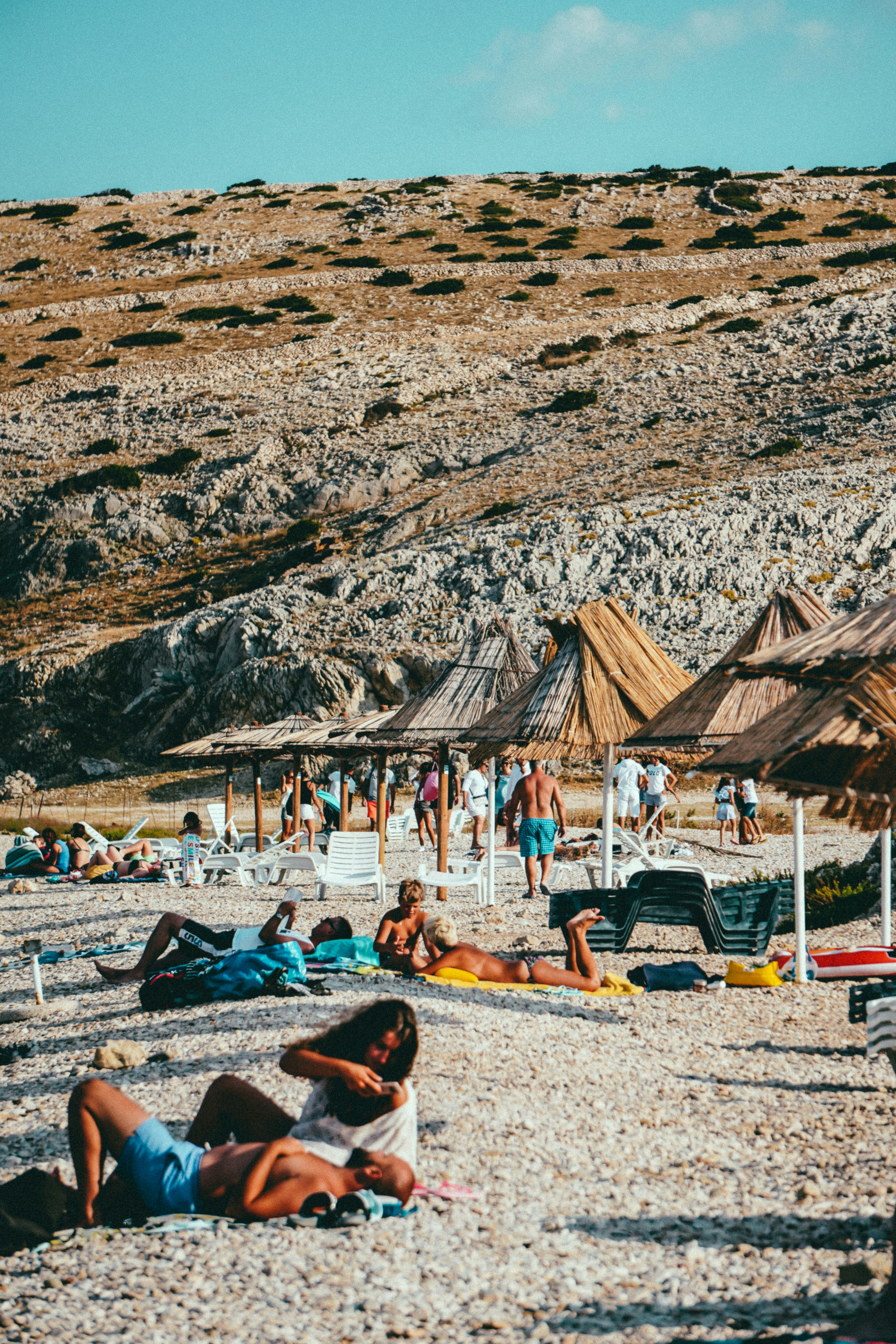 people on beach during daytime