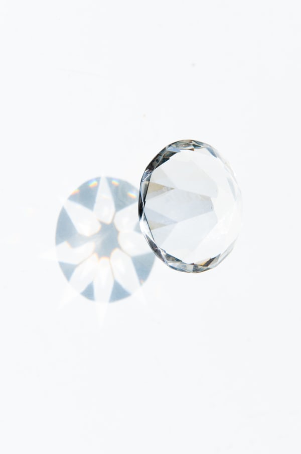 18k witgouden ring met diamant