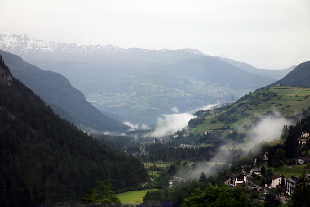 green mountains under white sky during daytime