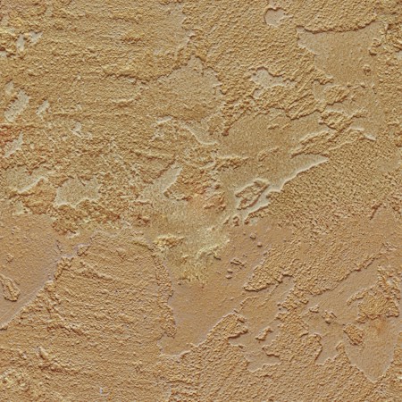 A textured surface with rough, irregular patterns resembling stucco or plaster. The surface appears to have varied depth and a weathered appearance, with different sections catching light differently.