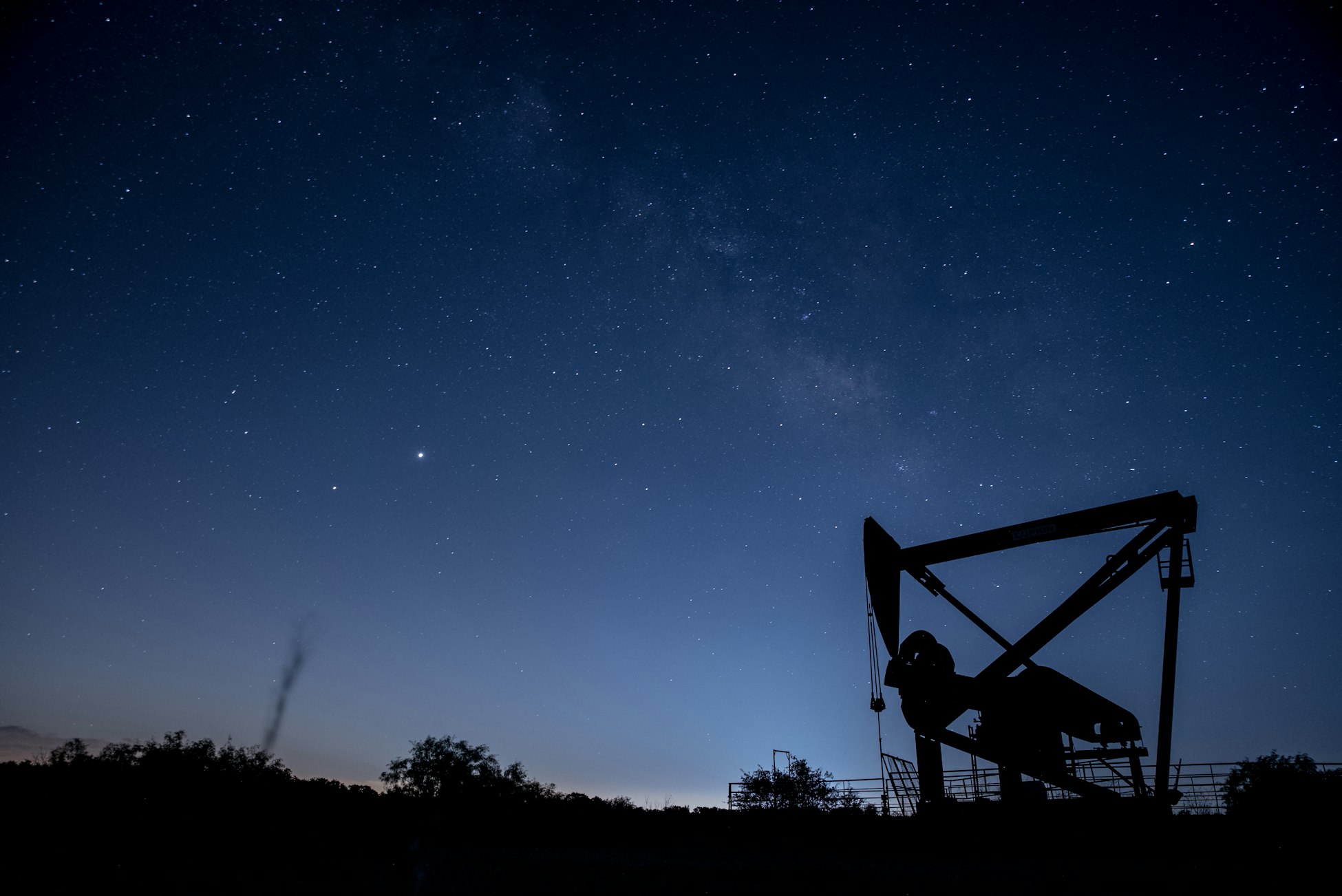 starry night sky in Texas