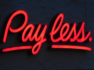 red and white love neon light signage