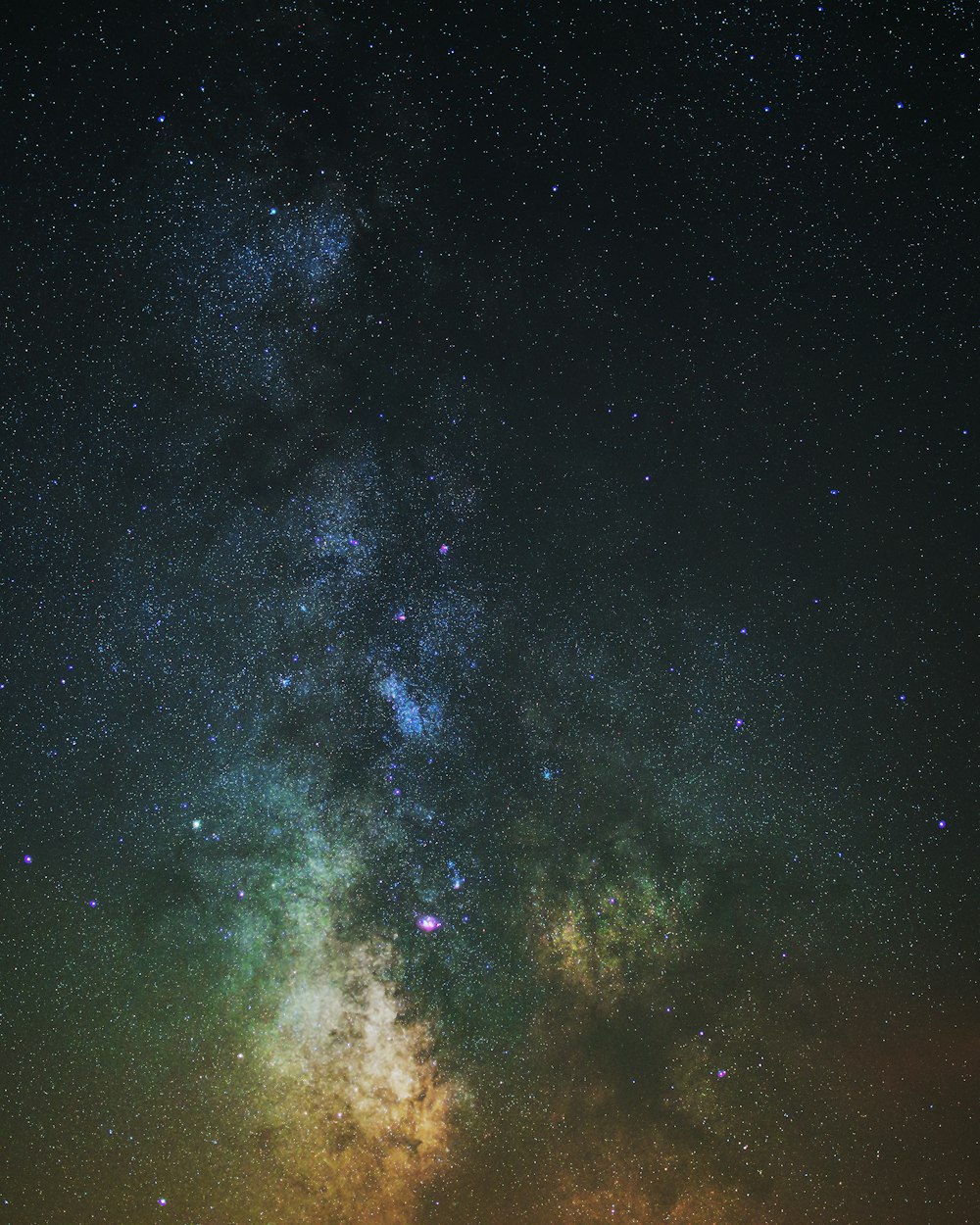 ciel étoilé au-dessus de la nuit étoilée