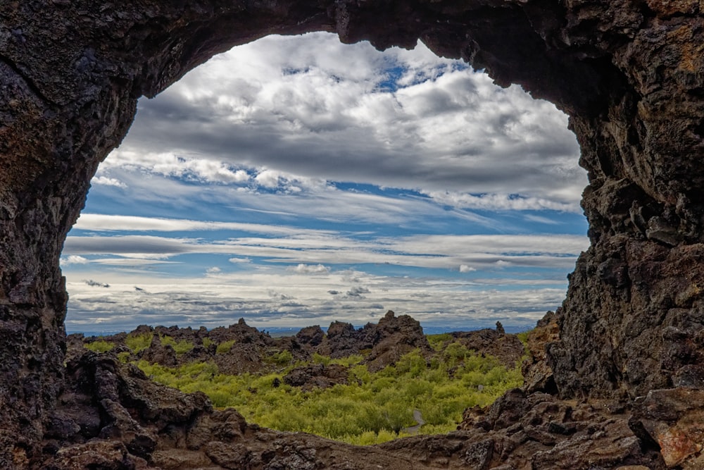 brown rock formation under blue sky during daytime