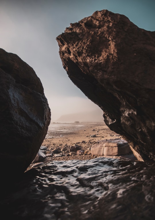 brown rock formation during daytime in Hallett Cove SA Australia