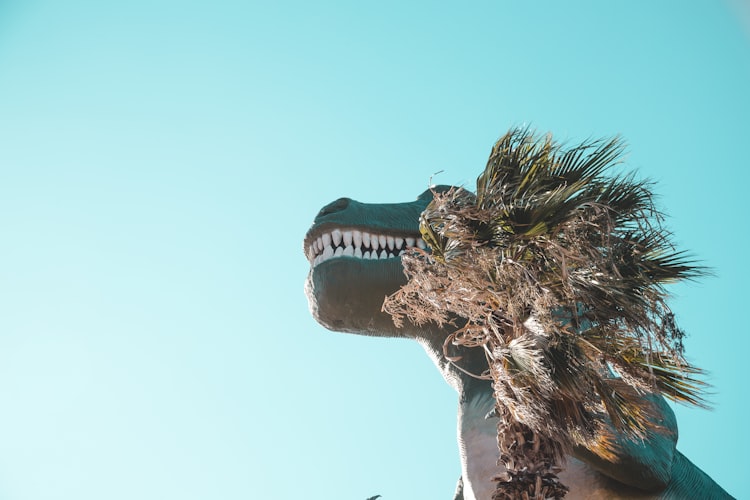 Picture of Dinosaur statue near  Palm Springs California
