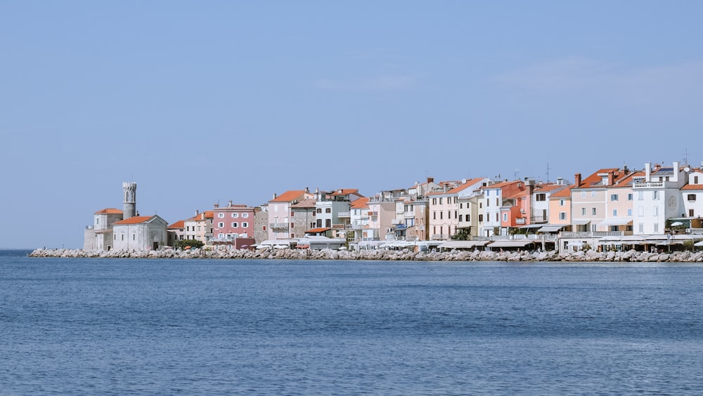 city buildings near body of water during daytime