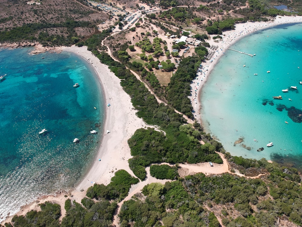 aerial view of beach during daytime