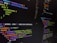 A close-up view of a computer screen displaying colorful lines of code. The code includes various programming elements such as functions, variables, and syntax highlighting. The text is slightly out of focus, emphasizing the depth of field and the dynamic nature of coding.