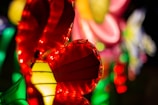 A vibrant display of life codes in a colorful setting.