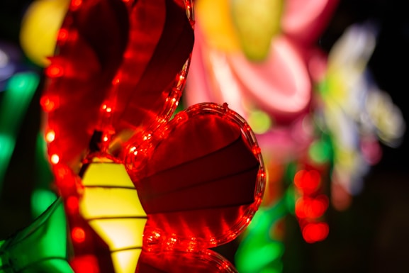 A colorful display of animated images in a digital format.