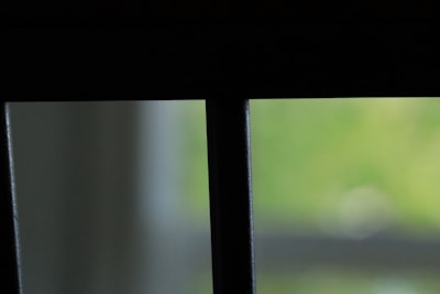 Image showing sturdy metal security bars installed on a window.