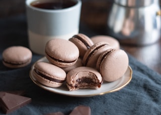 brown cookies on brown wooden tray