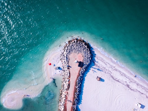 aerial view of island during daytime