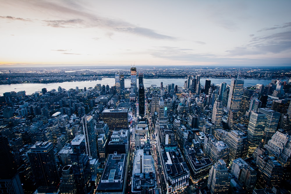 aerial view of city buildings during daytime