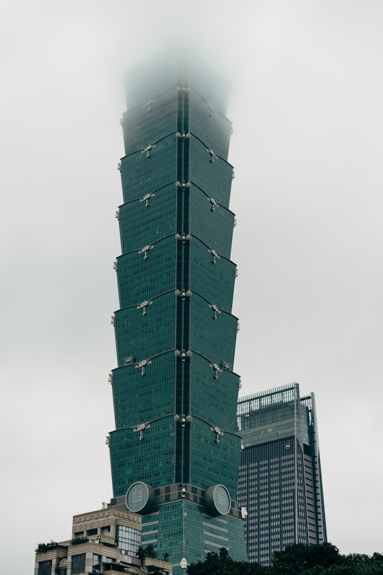 green and black high rise building in Taipei 101 Taiwan