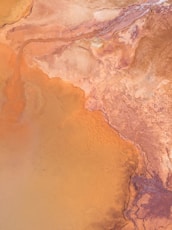 aerial view of ocean waves