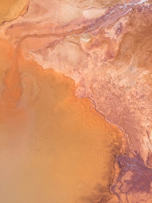 aerial view of ocean waves