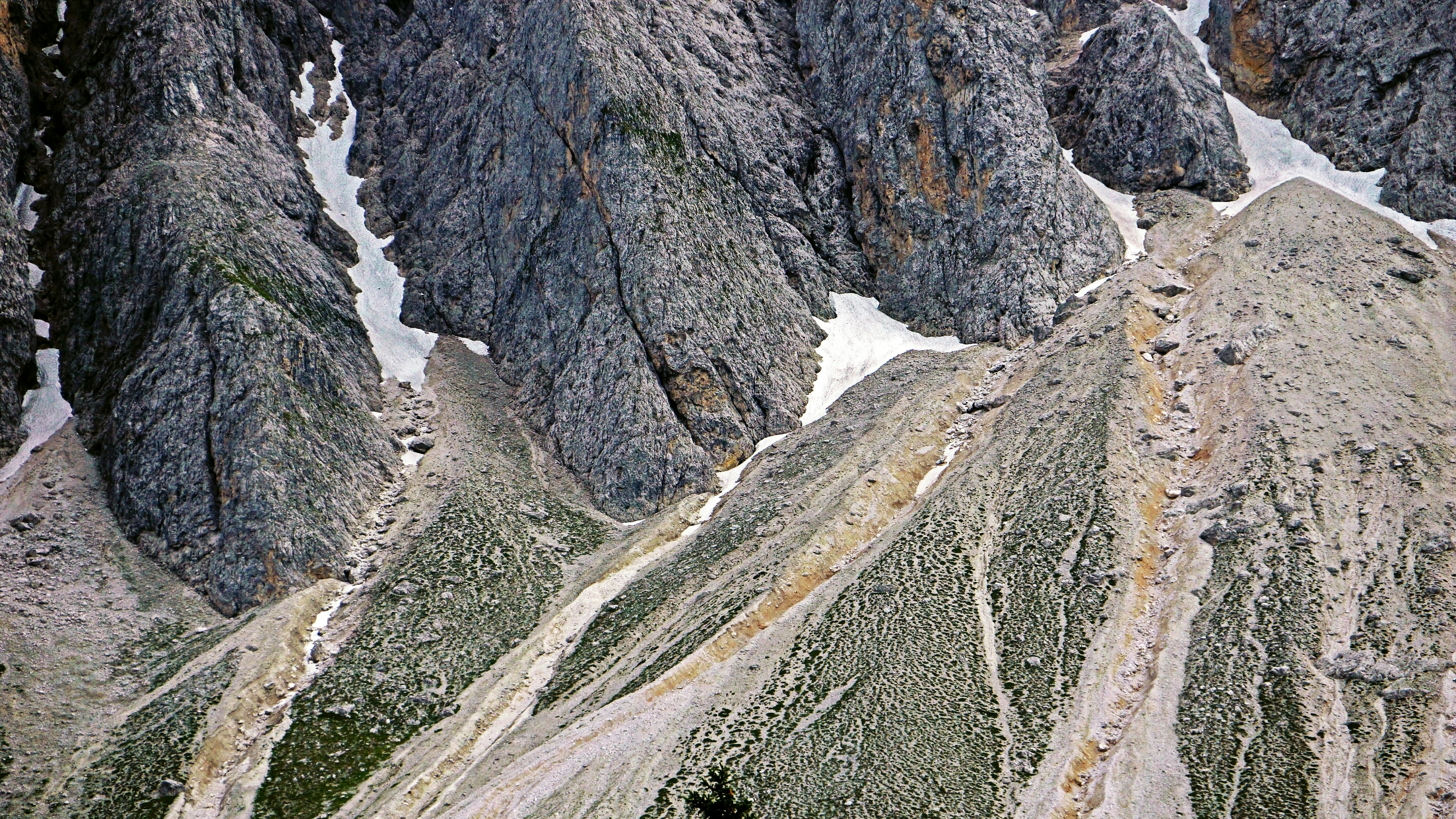 gray and green mountains during daytime
