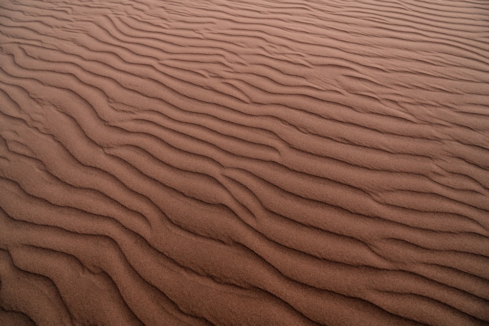 brown sand with shadow of person