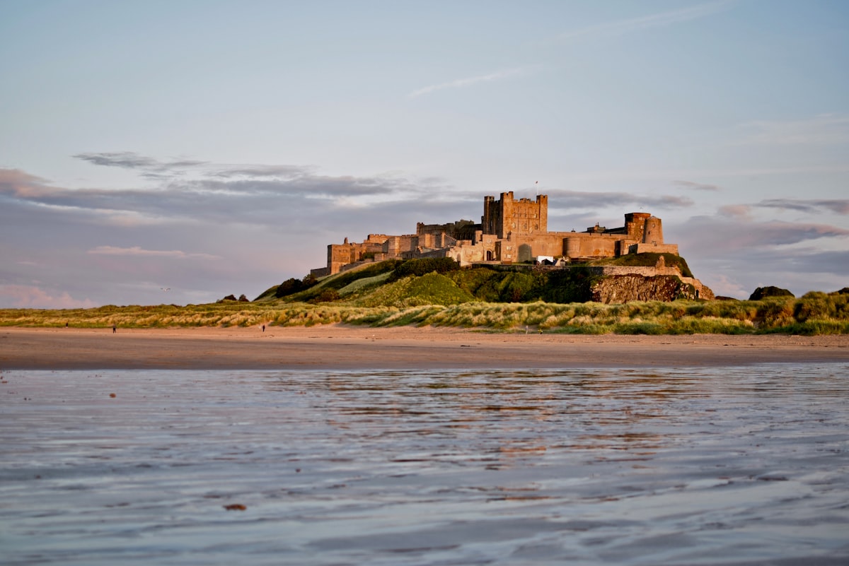 Bamburgh Castle on the Northumberland coast, the county where local daylight and sunlight requirements apply