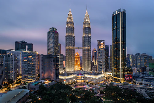 Kuala Lumpur Malaysia Twin Towers