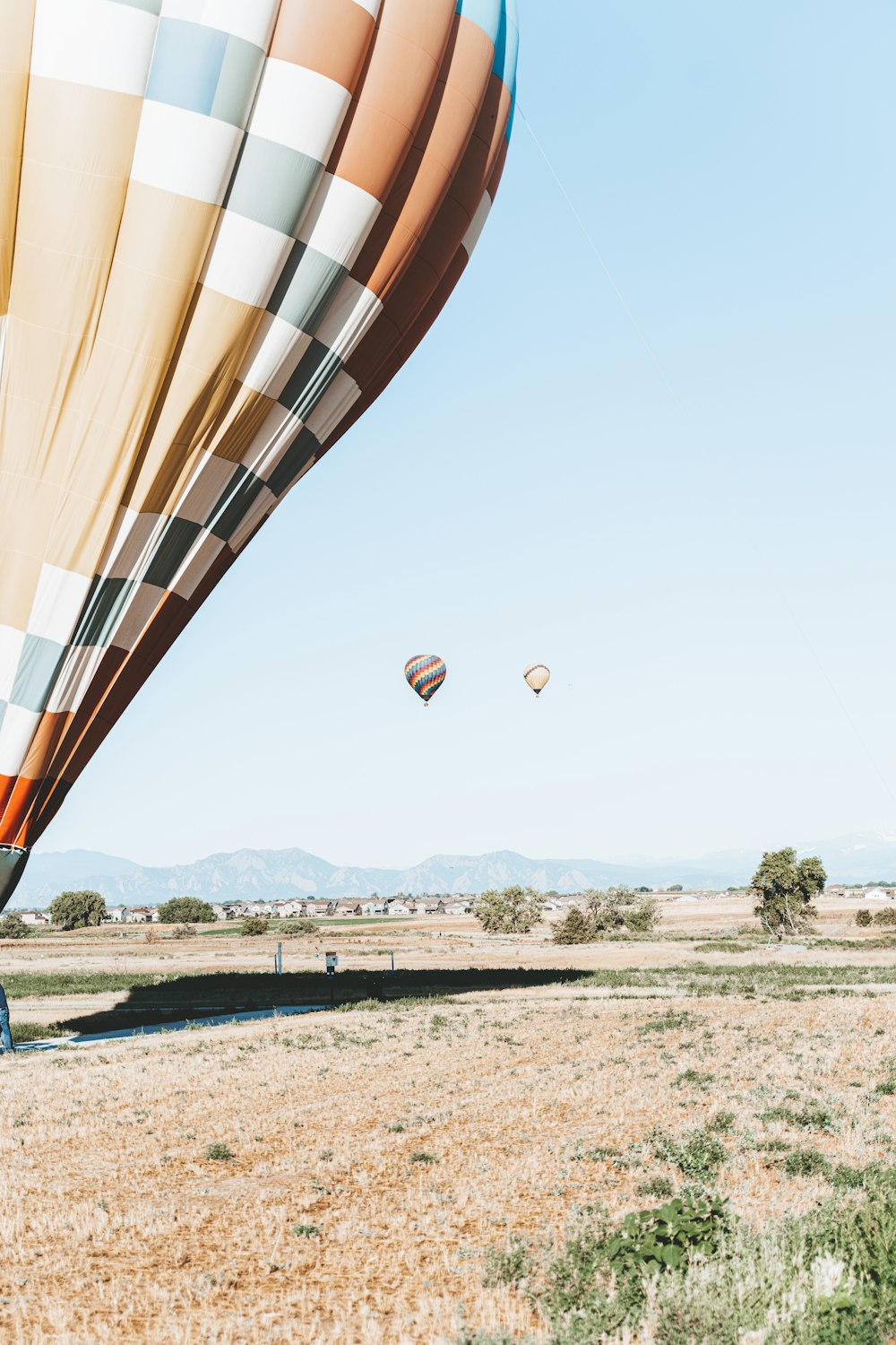 hot air balloons on the sky during daytime