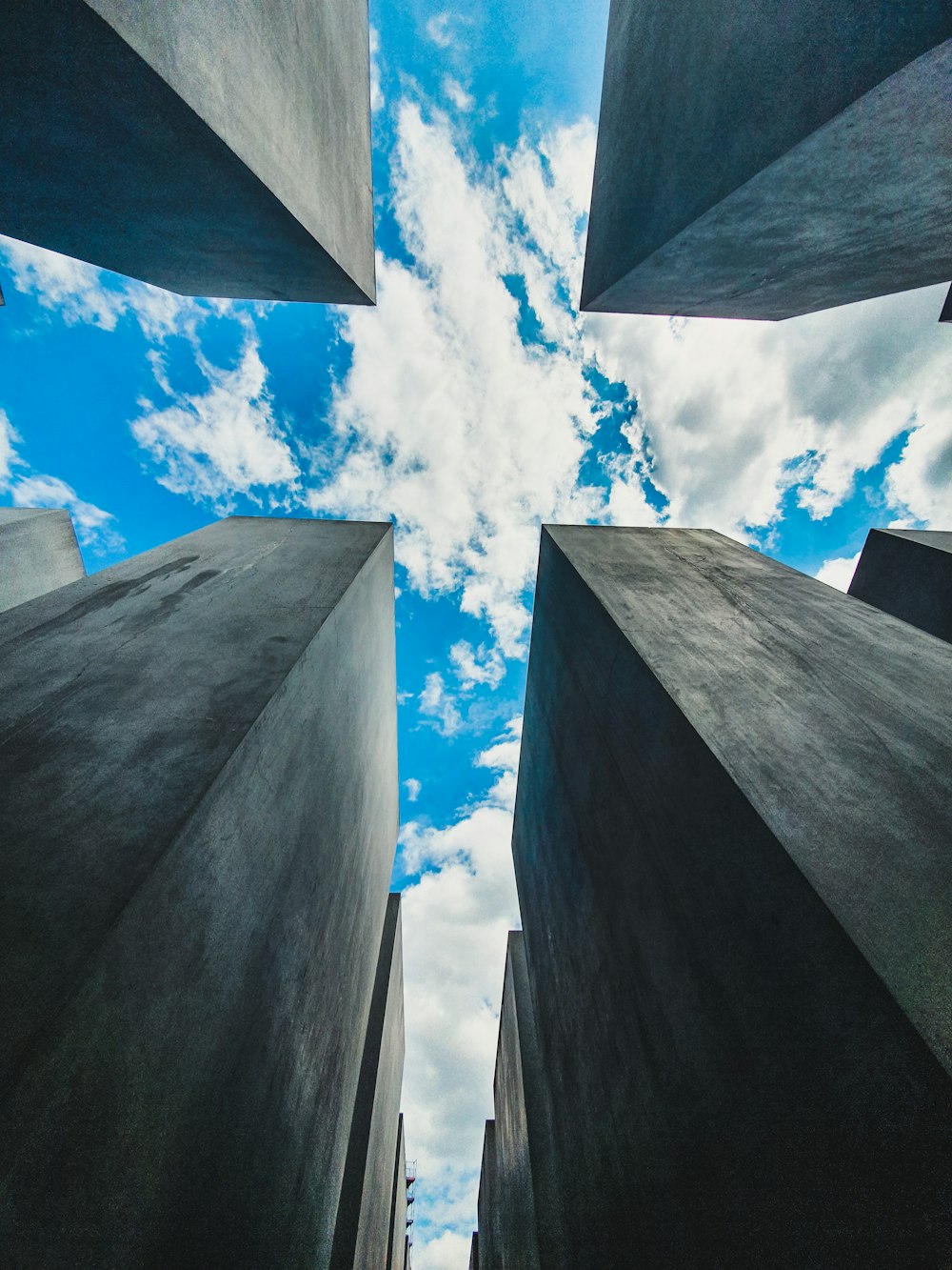 Fotografía de nubes desde ángulos bajos