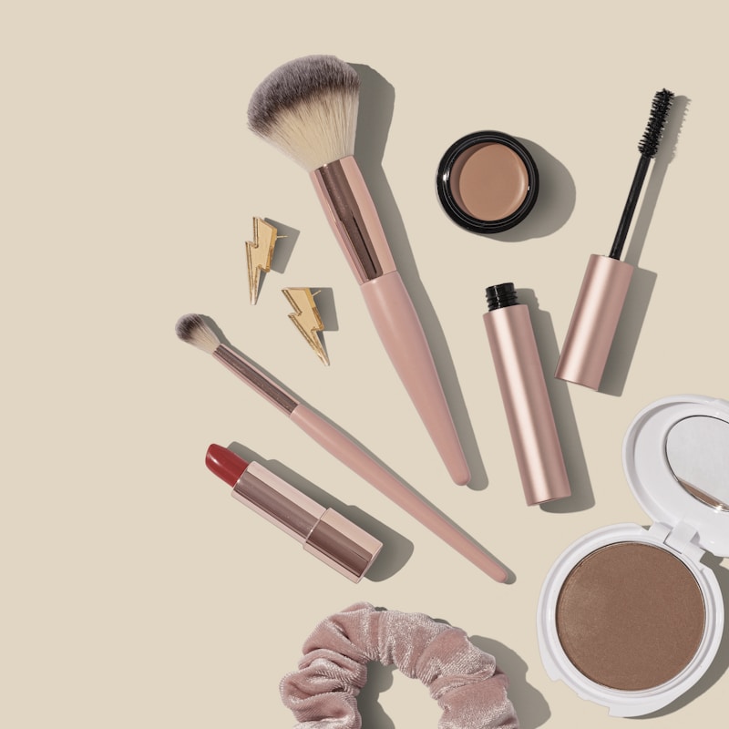 Rose Gold 5-Piece Makeup Brushes