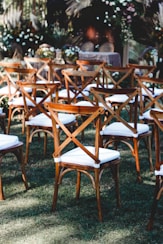 brown wooden chair and table